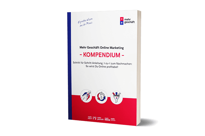 Buchcover - Mehr Geschäft. Online Marketing Kompendium