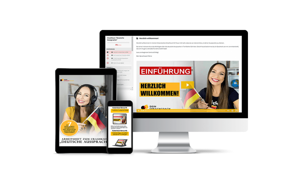 Online-Kurs Crashkurs deutsche Aussprache von Dein Sprachcoach