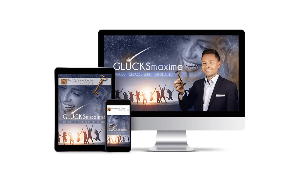 Online-Kurs Glückmaster von Köpfe der Genies