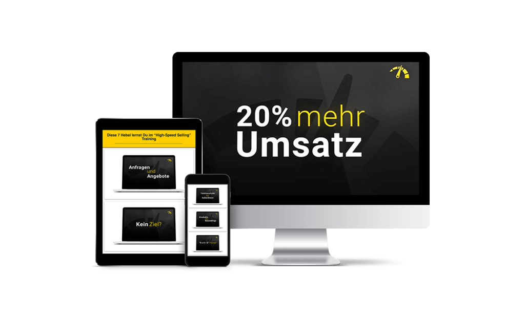 Online-Kurs High Speed Selling von Dirk Kreuter