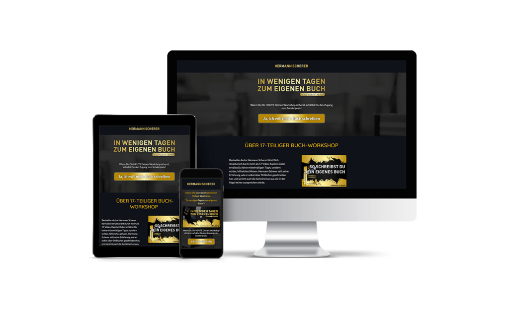 Online-Kurs In wenigen Tagen zum eigenen Buch von Hermann Scherer