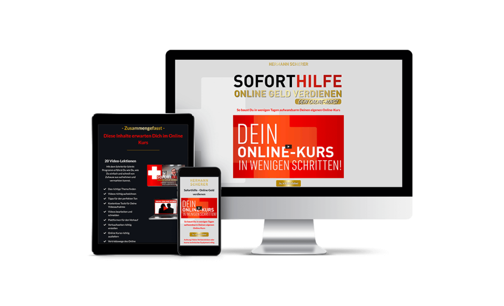 Online-Kurs Soforthilfe von Hermann Scherer